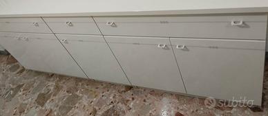 Madia colore bianco lucido