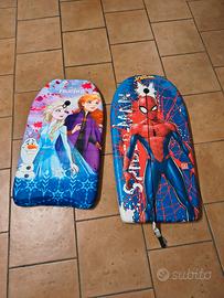 Tavole da mare spiaggia Spiderman e Frozen 
