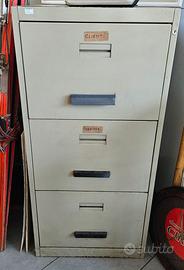 mobiletto 3 cassetti industriale 