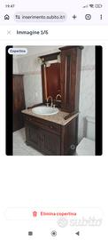 Mobile bagno in arte povera