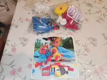 Set Lego vintage ingranaggi motorizzati + luci