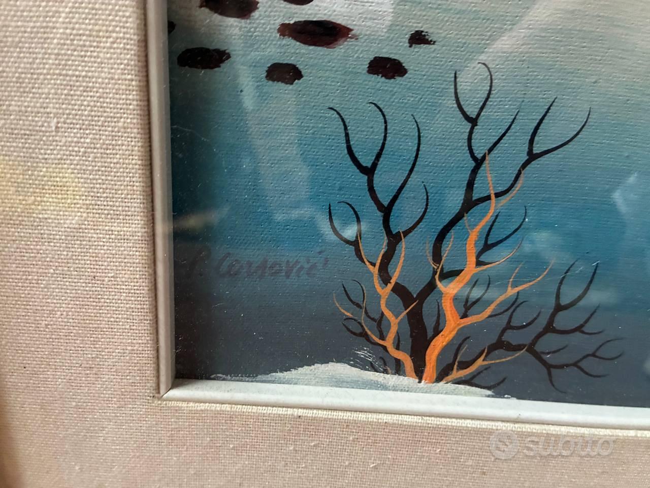 QUADRO DIPINTO AD Olio Su Tela - Firma Buccolini - Pittore Quotato EUR