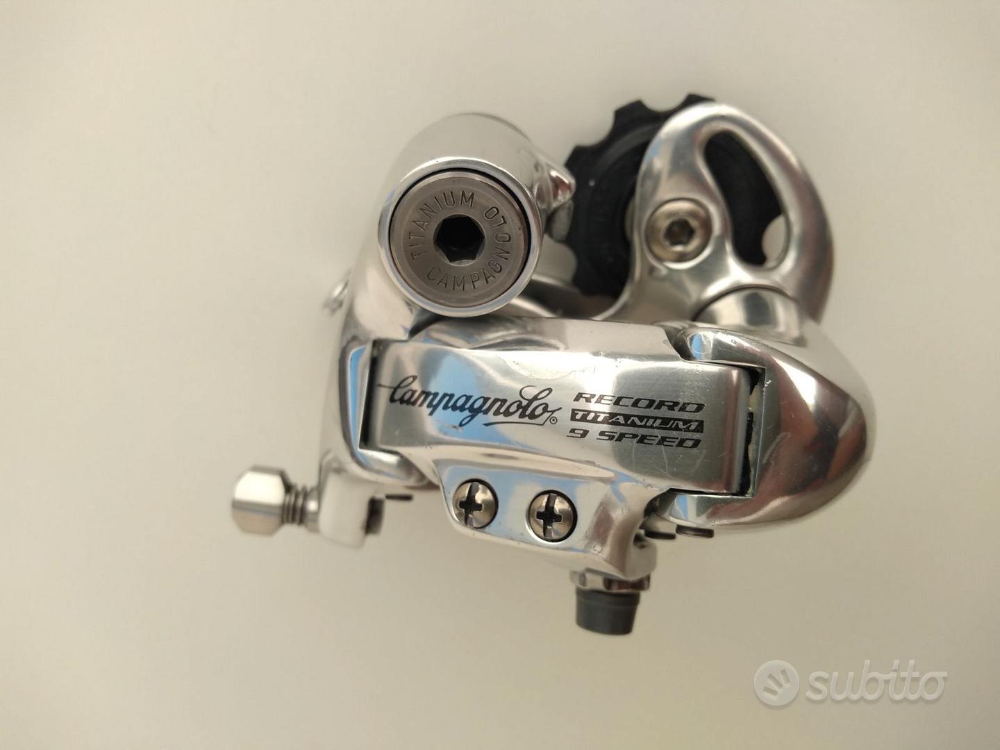 Dérailleur Campagnolo Record Titanium 9 Vitesses - Vintage Années 90, Courte Cage, Occasion