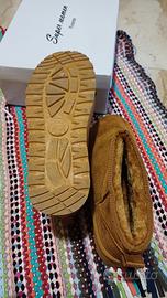 stivaletti mammut con zeppa 