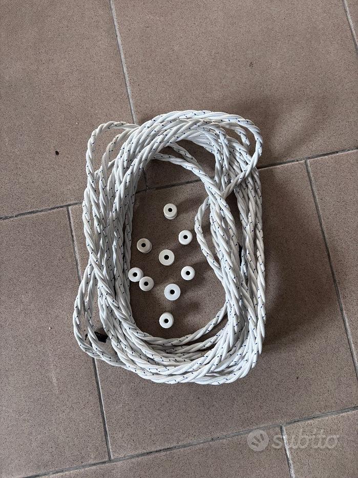 Cavo intrecciato per decespugliatore e tagliabordi, 15 m di lunghezza
