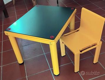 KARTELL TAVOLO E SEDIA BAMBINI DI DESIGN