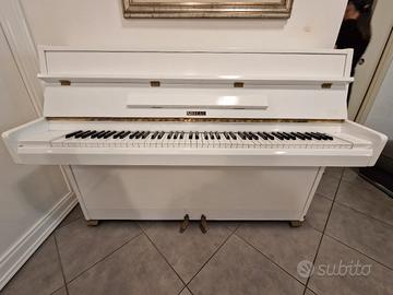 Pianoforte verticale (laccato bianco)
