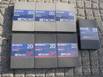 Gruppo videocassette sony betacam sp