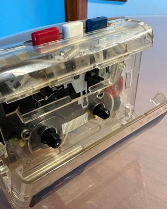 Lettore musicassette trasparente colori americani