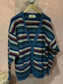 🌈Cardigan vintage 100% pura lana vergine🌈