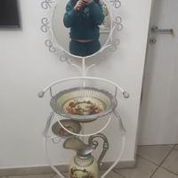 Porta cantino in ferro battuto