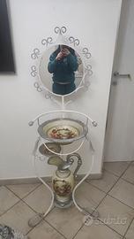 Porta cantino in ferro battuto