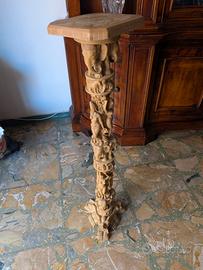 Portavaso e colonna decorativa