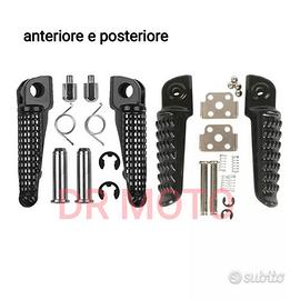 Coppia pedali poggiapiedi anteriore e posteriore K