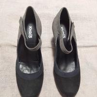 Khrio Scarpa donna camoscio con tacco 38