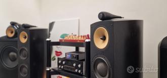 diffusori B&amp;w 803 S nero black ash perfetti  			