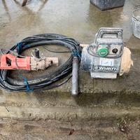 Vibratore da Cemento Wurth & Troncatrice per Ferro
