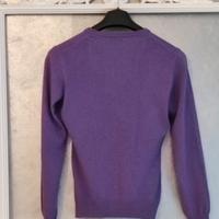 maglione donna con scollo a V 