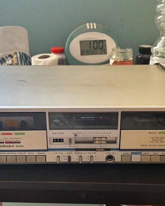 Piastra cassette technics RS M222