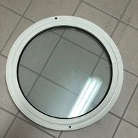 Finestra Oblo' alluminio fissa come nuova -d. 51cm