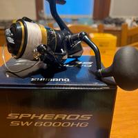 Mulinello shimano spheros 6000 sw hg nuovo