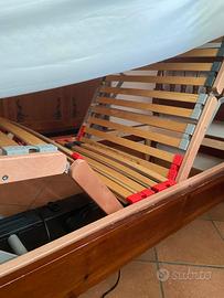 Rete elettrica regolabile + materasso + barra