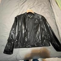 Giacca in pelle nera Original Marines boy 11/12