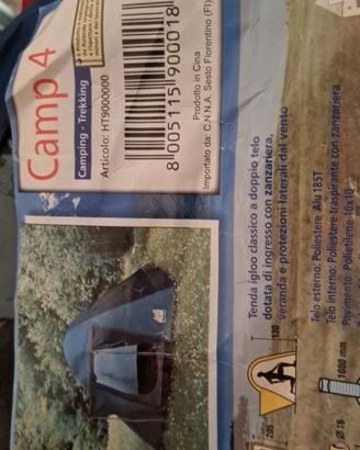 tenda campeggio