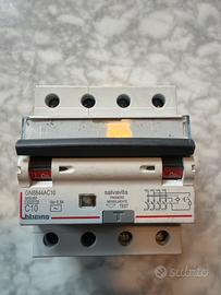 Interruttore magnetotermico diff  B Ticino C10