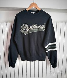 Felpa blu scuro Unisex. Subdued. Taglia M.