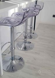sgabello Calligaris policarbonato fumé