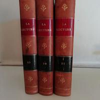 3 libri antichi La lecture Francese