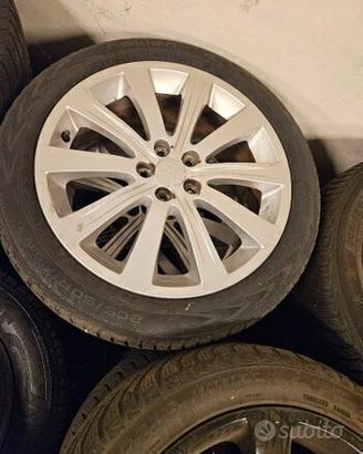 Cerchi Subaru 5x100 Gomme invernali Nokian 205 50 