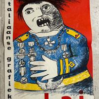 Raro manifesto originale del pittore Enrico Baj