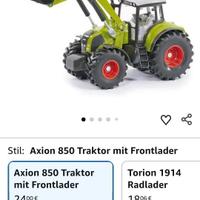 Modellino di trattore CLAAS, scala 1:35