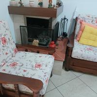 salotto in legno 