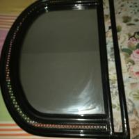 Specchio Rattan Wood