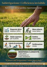 Impianto di subirrigazione