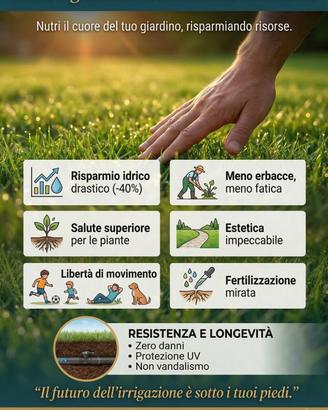 Impianto di subirrigazione