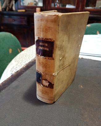 libro del 700 in pergamena Reggia Oratoria vocabol