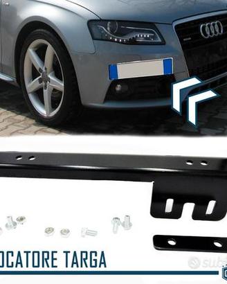 Portatarga Anteriore per Audi Rilocatore Laterale