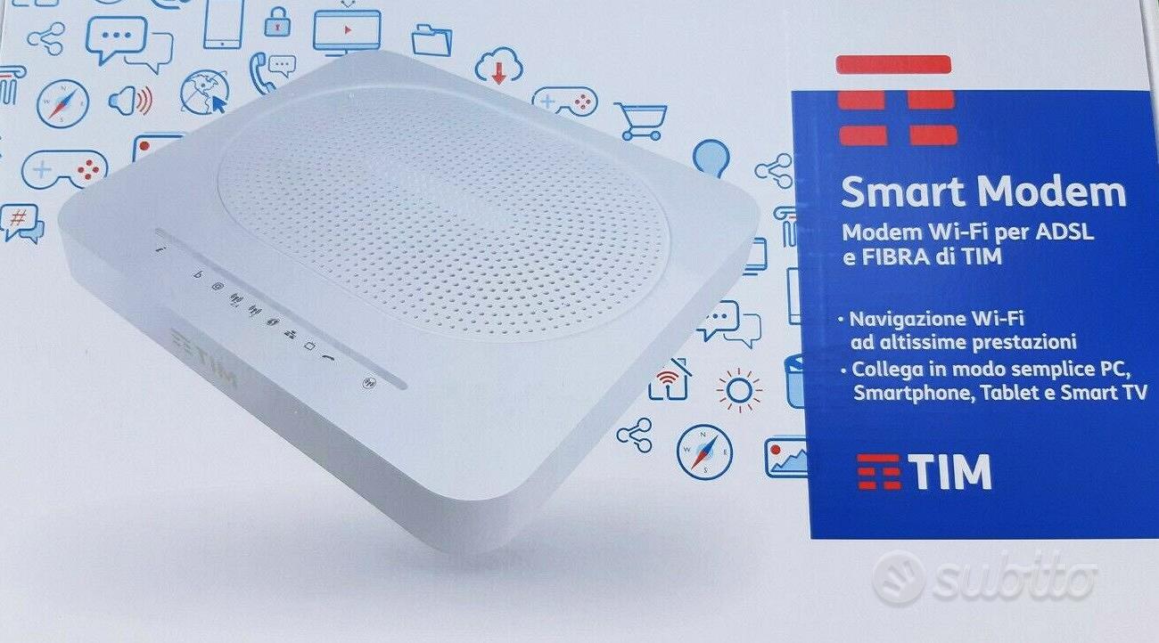 TIM Smart Modem Fibra Technicolor TG789vac Informatica In vendita a Roma