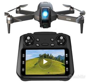 Drone con fotocamera e display - mai aperto