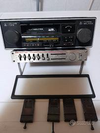 Autoradio estraibile anni 80  con equalizzatore
