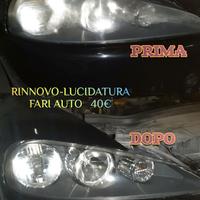 RINNOVO-LUCIDATURA FARI AUTO