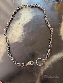 Catena bikers con teschi lunghezza cm 83 acciao