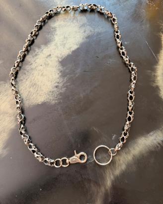 Catena bikers con teschi lunghezza cm 83 acciao