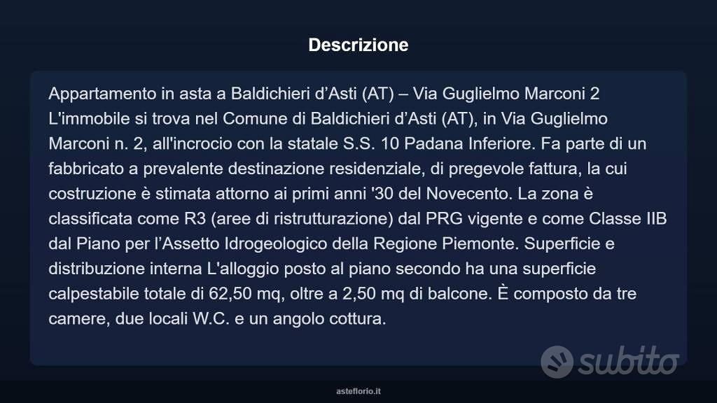 Appartamento – Baldichieri d'Asti, Viale Benedetto Croce - Vista 4