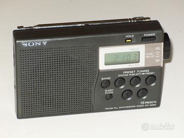 Sony ICF-M260 radio FM/AM a sintonia digitale