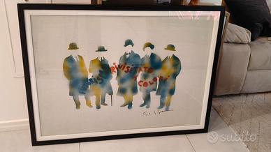 Mario Schifano 
Quadro Dipinto tecnica Mista su T
